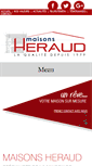 Mobile Screenshot of maisons-heraud.com